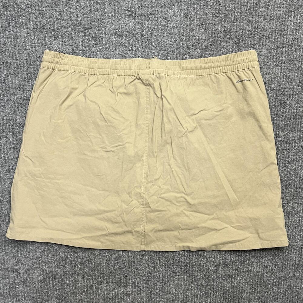 Eddie Bauer Skort Womens XL Tulip Hem Stretch Nylon Blend Lined Outdoor Hiking - Picture 3 of 11